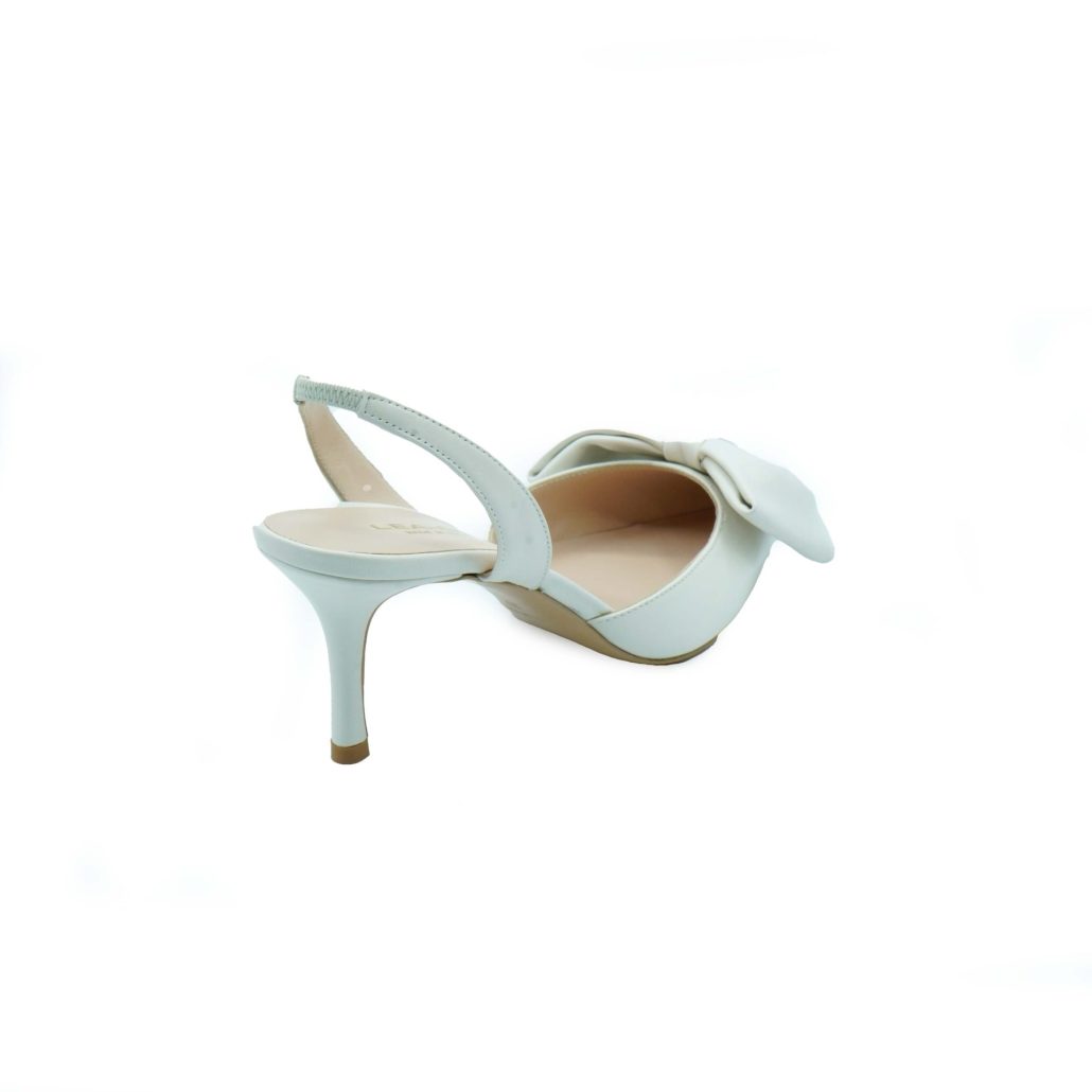 Lea Gu slingback in nappa, fiocco frontale, tacco 65mm Economico