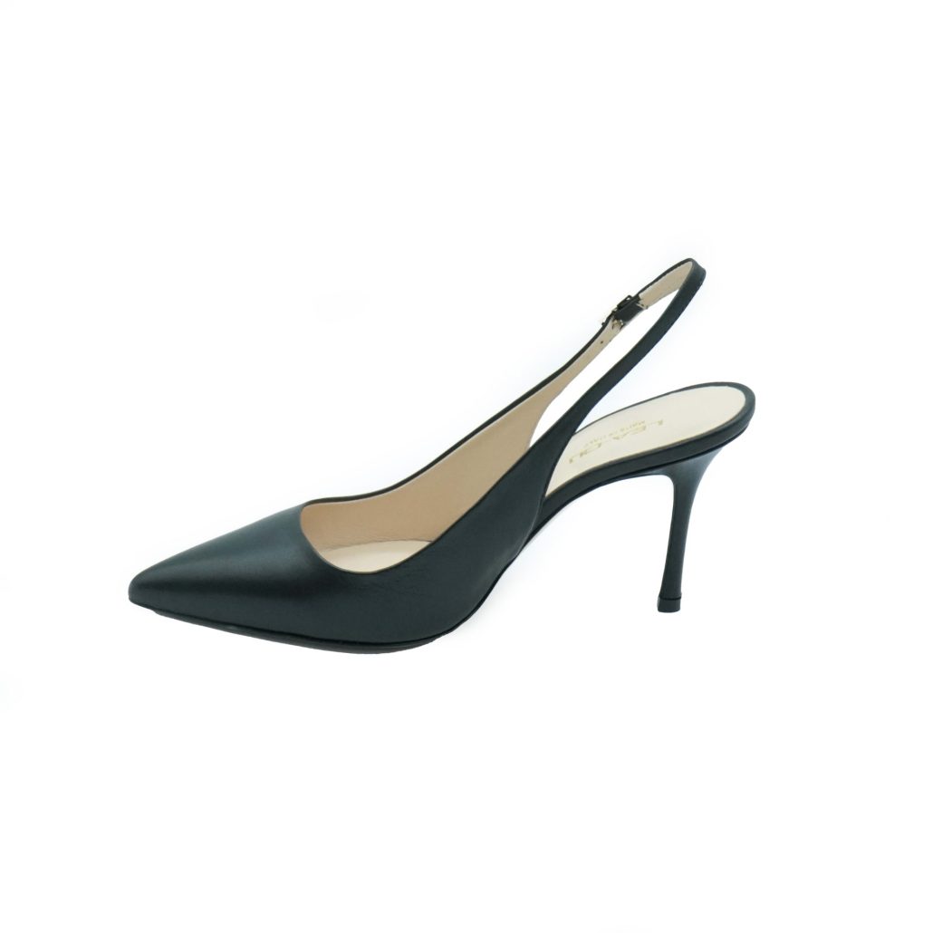Lea Gu slingback in nappa, tacco 85mm Hotsell