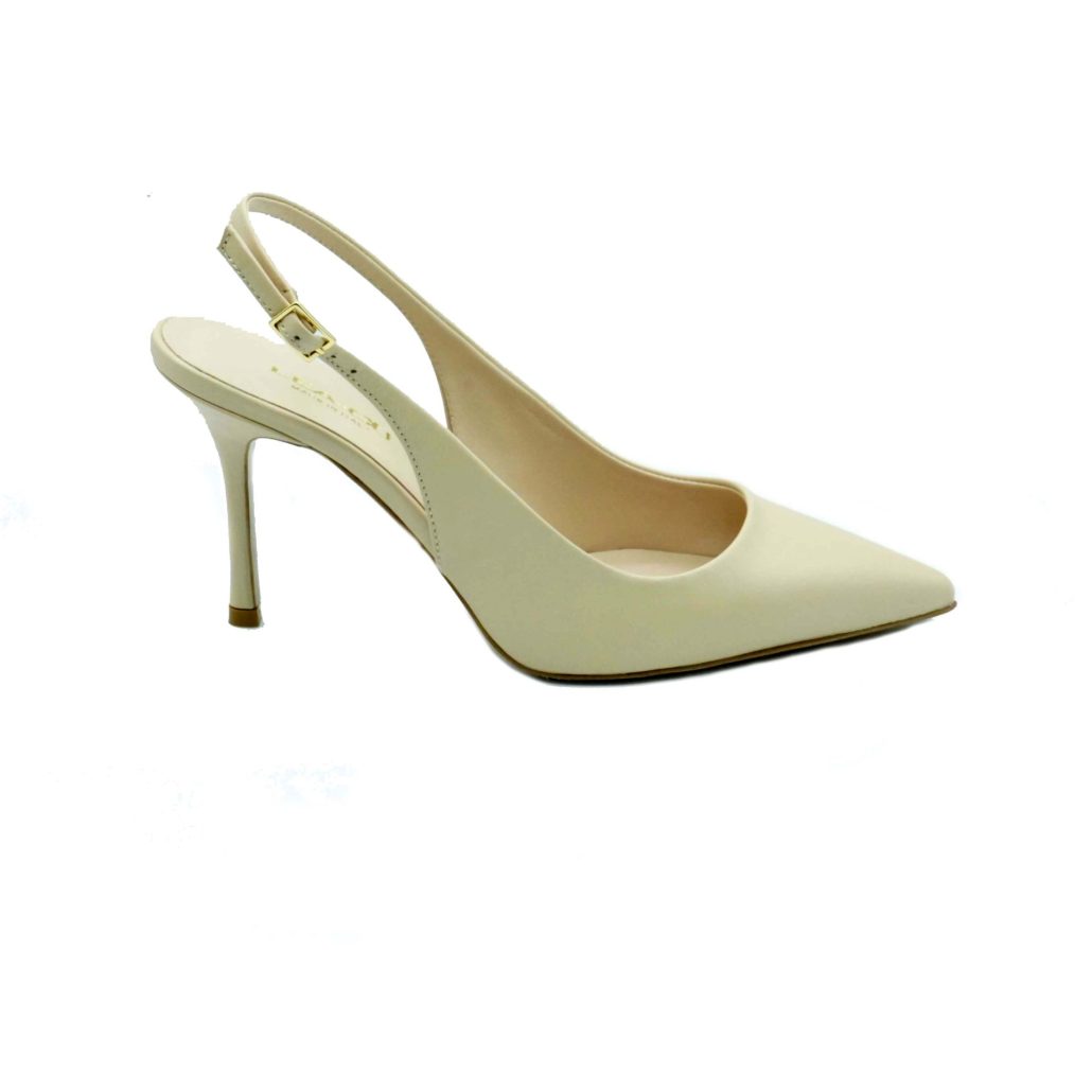Lea Gu slingback in nappa, tacco 85mm Hotsell
