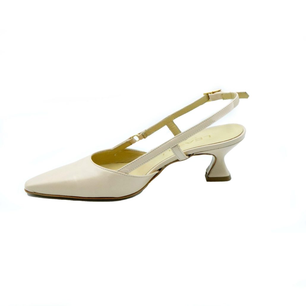 Lea Gu slingback in nappa,tacco 50mm Vendita Calda