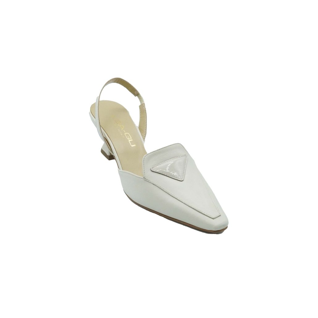Lea Gu slingback in nappa,tacco 50mm Vendita Economica