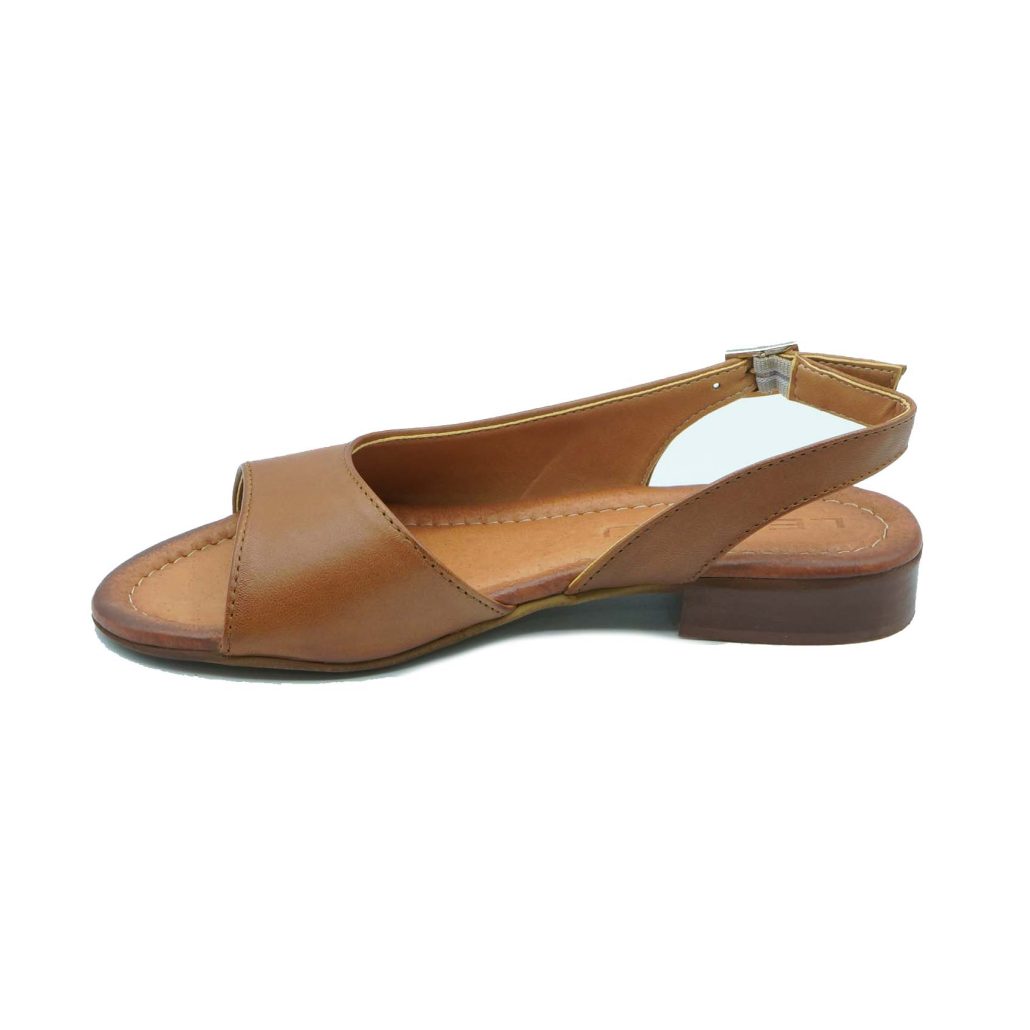 Lea Gu sandalo in nappa, fascia frontale, chiusura posteriore, tacco 20mm Pezzi Unici