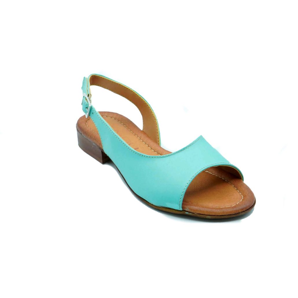 Lea Gu sandalo in nappa, fascia frontale, chiusura posteriore, tacco 20mm Pezzi Unici