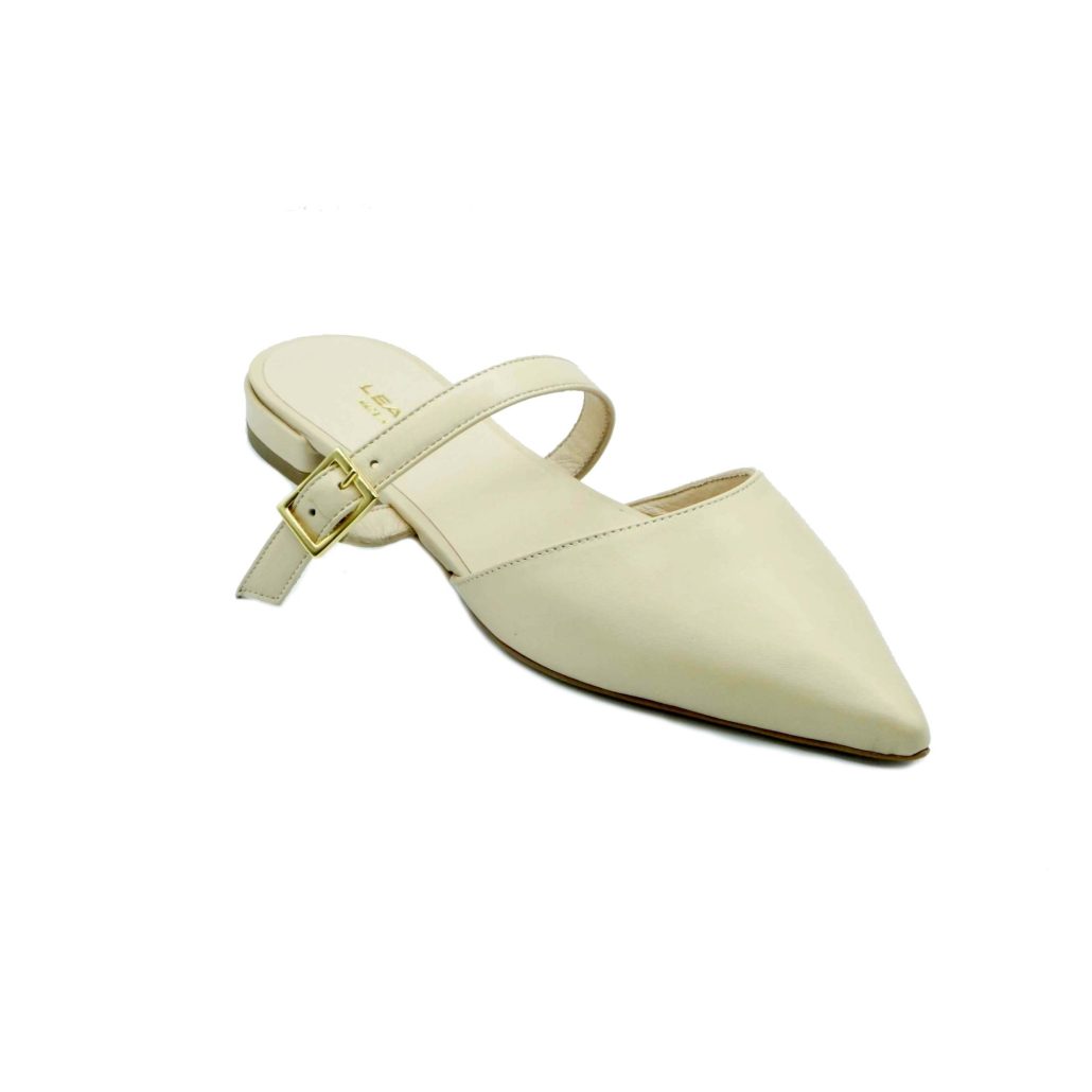 Lea Gu slingback in nappa, cinturino frontale, tacco 10mm Offerta