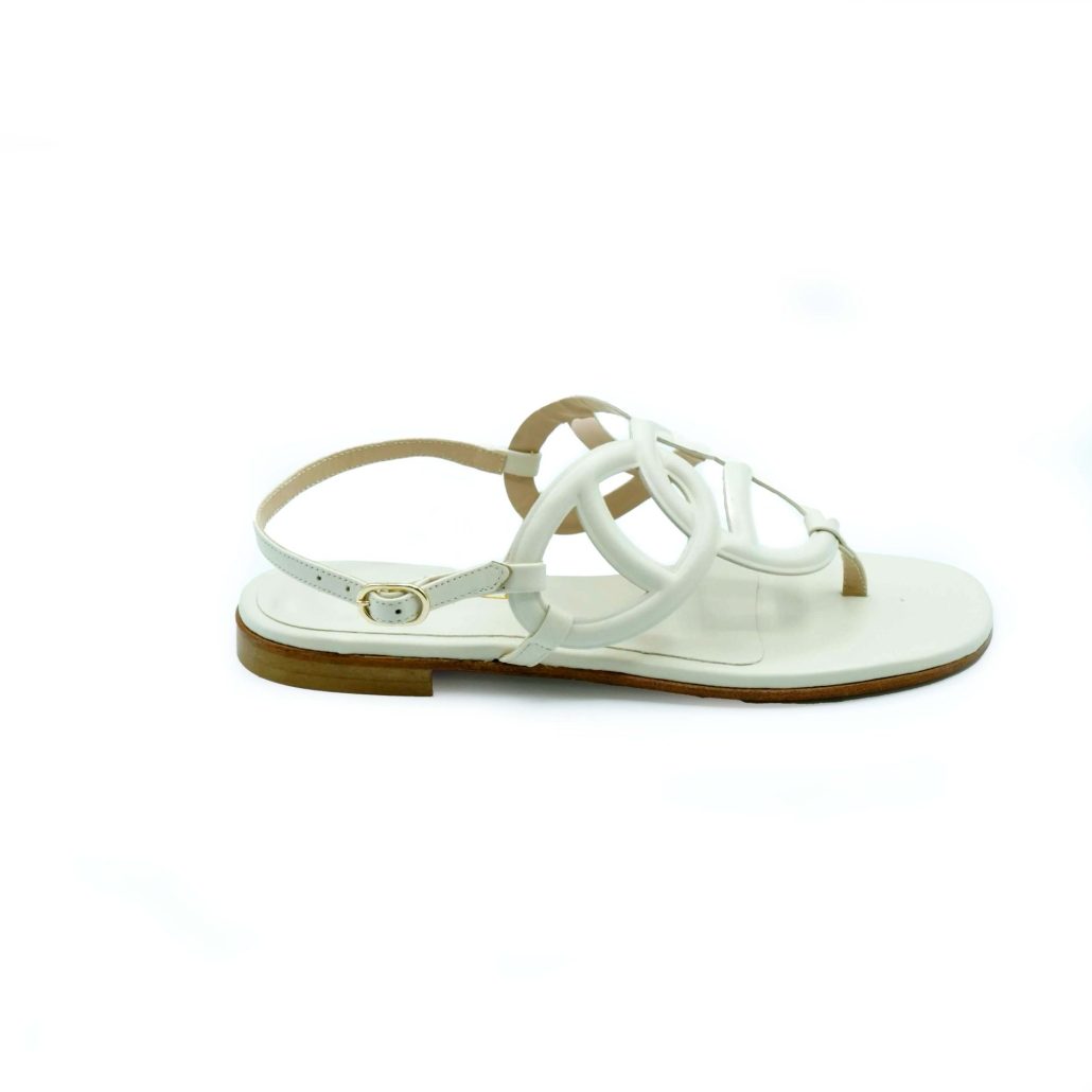 Lea Gu sandalo in nappa, cinturino posteriore, tacco 10mm Moda