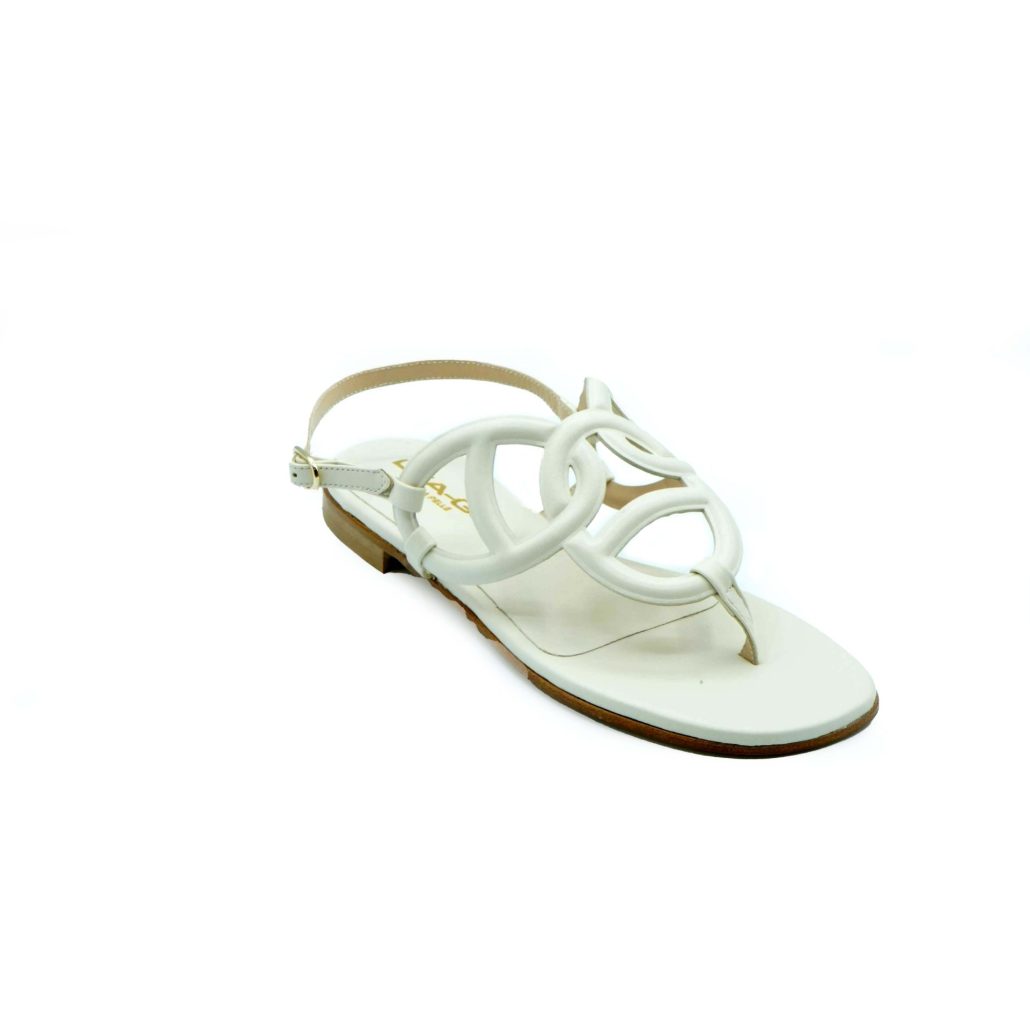 Lea Gu sandalo in nappa, cinturino posteriore, tacco 10mm Moda