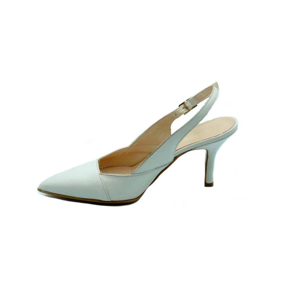 Lea Gu scarpa con tacco in nappa, chiusura posteriore, tacco 65mm Qualità Garantita