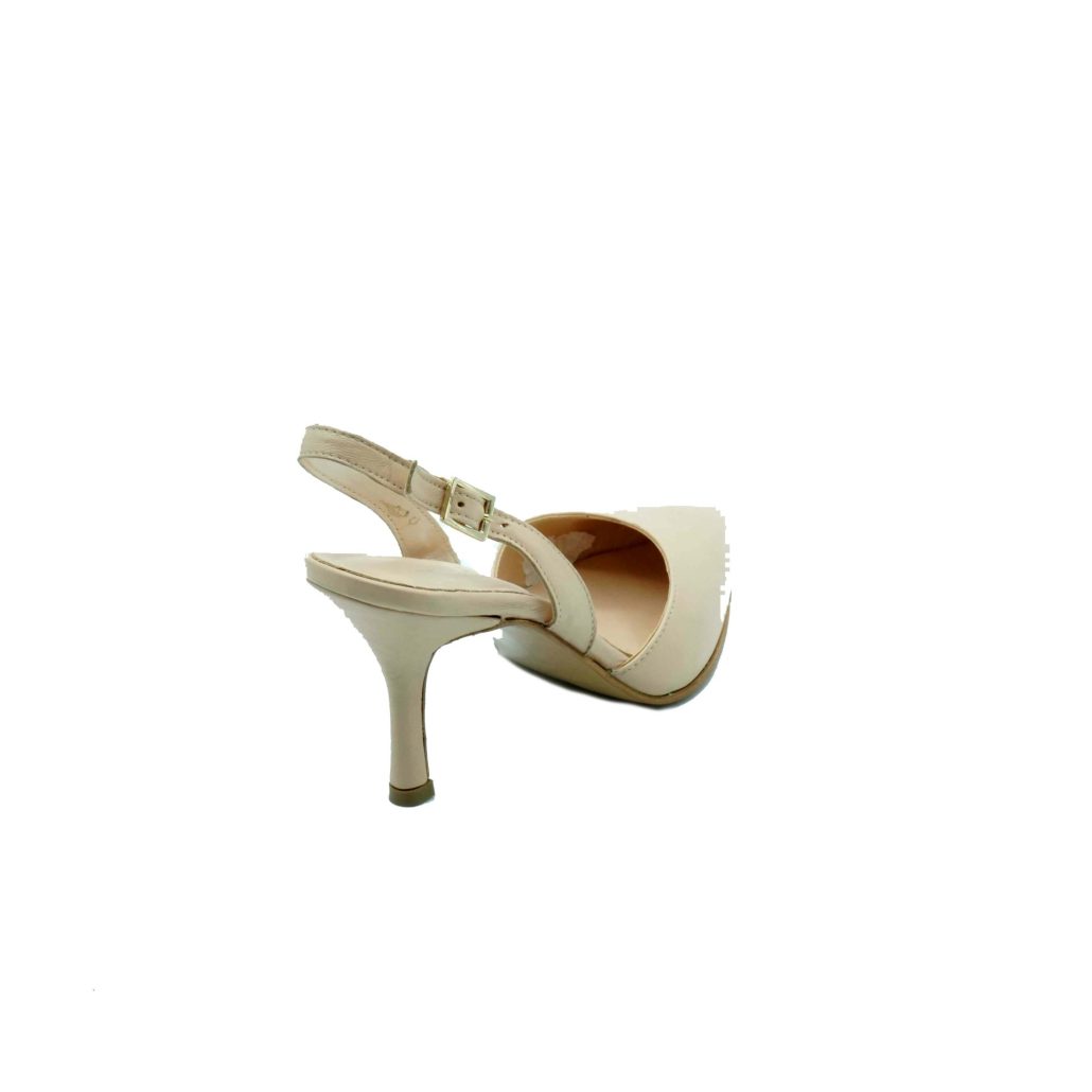 Lea Gu scarpa con tacco in nappa, chiusura posteriore, tacco 65mm Negozi Online