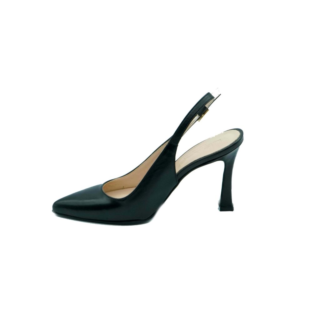 Lea Gu scarpa con tacco in nappa, chiusura posteriore, tacco 90 mm Acquista Ora