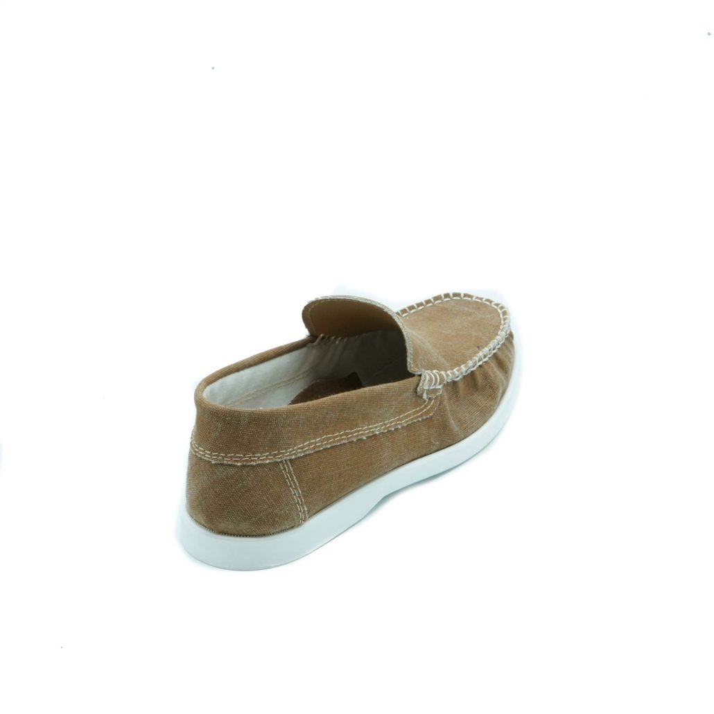 Lea Gu scarpa da barca in canvas, fondo gomma 15mm Prezzo Ridotto