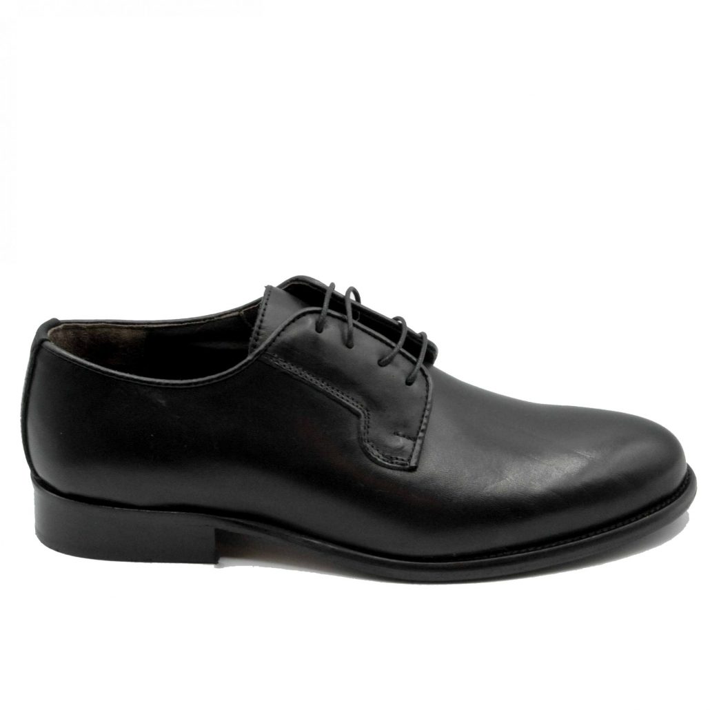 Lea Gu scarpa in nappa, allacciatura frontale, tacco 25 mm Novità