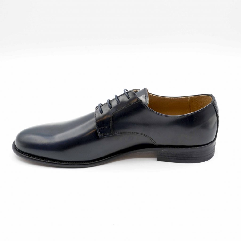 Lea Gu scarpa in vitello abrasivato con allacciatura frontale, tacco 25 mm Economico
