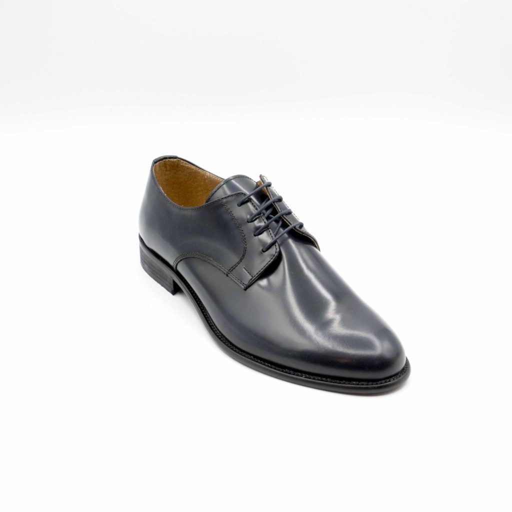Lea Gu scarpa in vitello abrasivato con allacciatura frontale, tacco 25 mm Economico