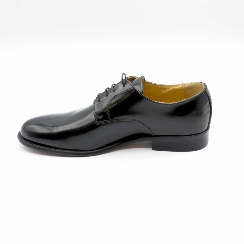 Lea Gu scarpa in vitello abrasivato con allacciatura frontale, tacco 25 mm Economico