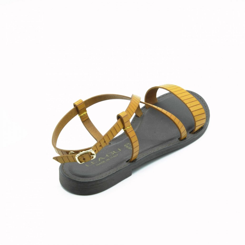 Lea Gu sandalo in nappa, fascia frontale, tacco 15 mm Hotsell
