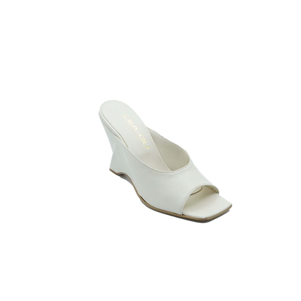 Lea Gu sandalo in nappa, fascia frontale, tacco 85mm Vendita Calda