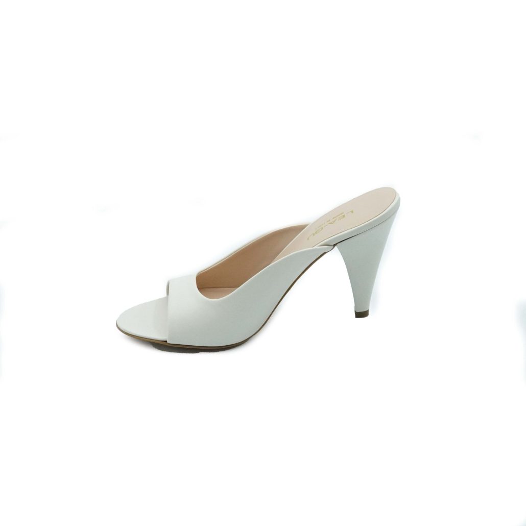 Lea Gu sandalo in nappa, fascia frontale, tacco 85mm Vendita Economica