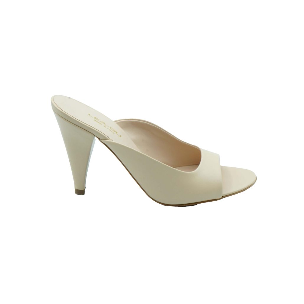Lea Gu sandalo in nappa, fascia frontale, tacco 85mm Vendita Economica