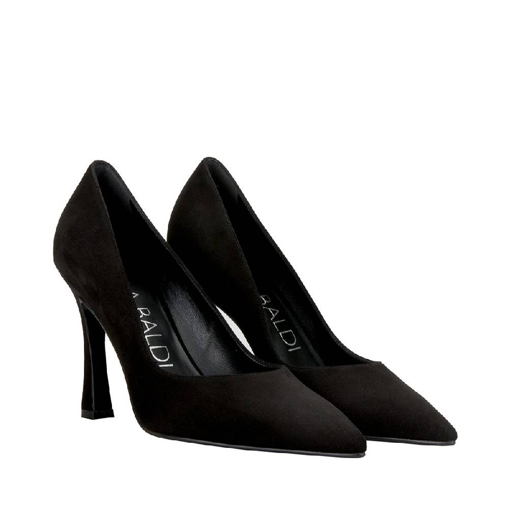 Lella Baldi Pump Suede Black Negozio