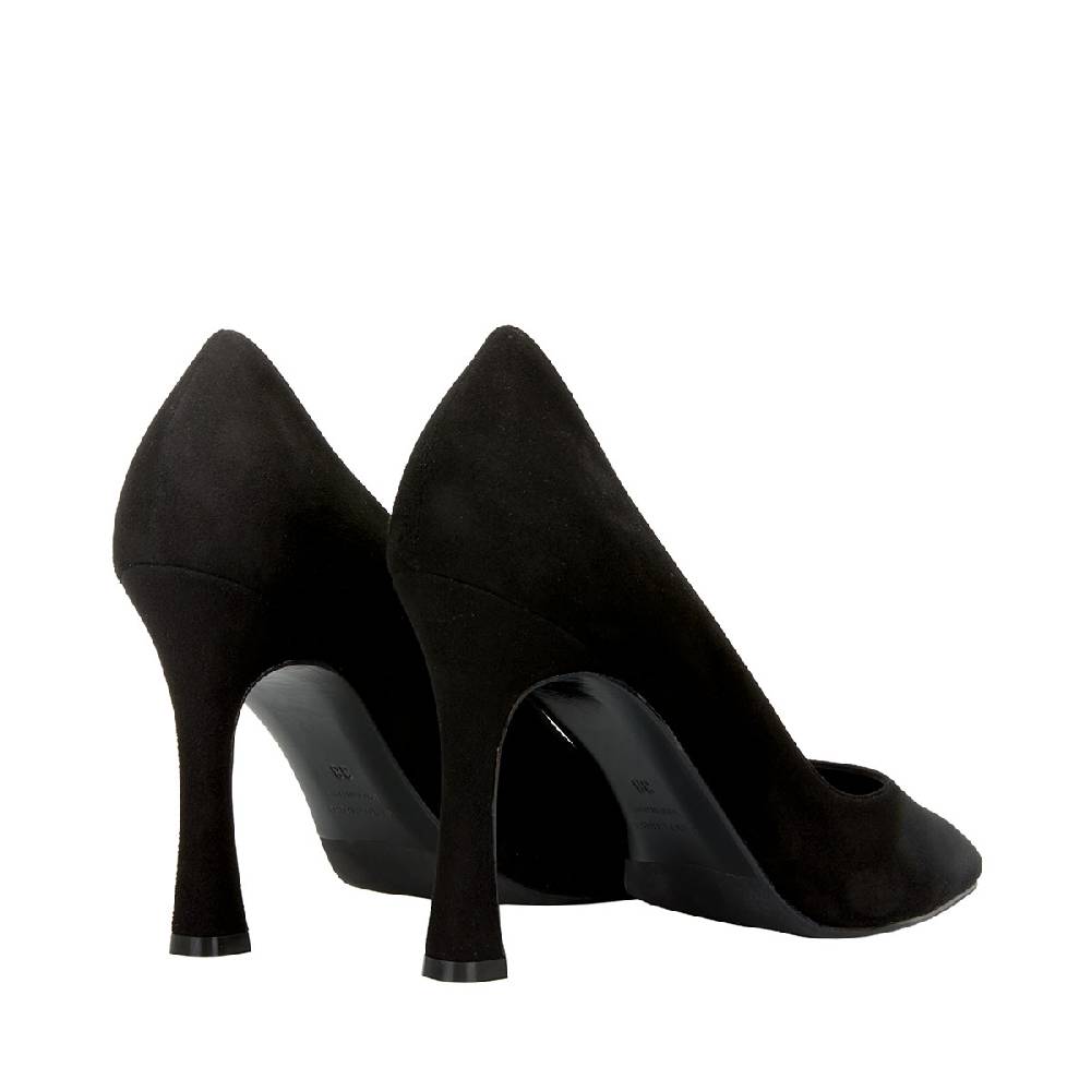 Lella Baldi Pump Suede Black Negozio