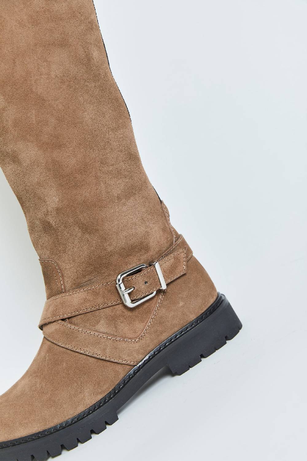﻿Kalliste K35 BIKER BOOTS VELOUR FANGO Hotsell