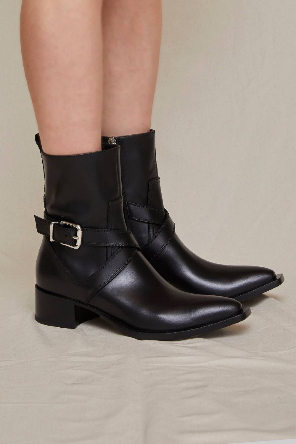 Kalliste K35 TEXAS BOOTS BLACK Grande vendita