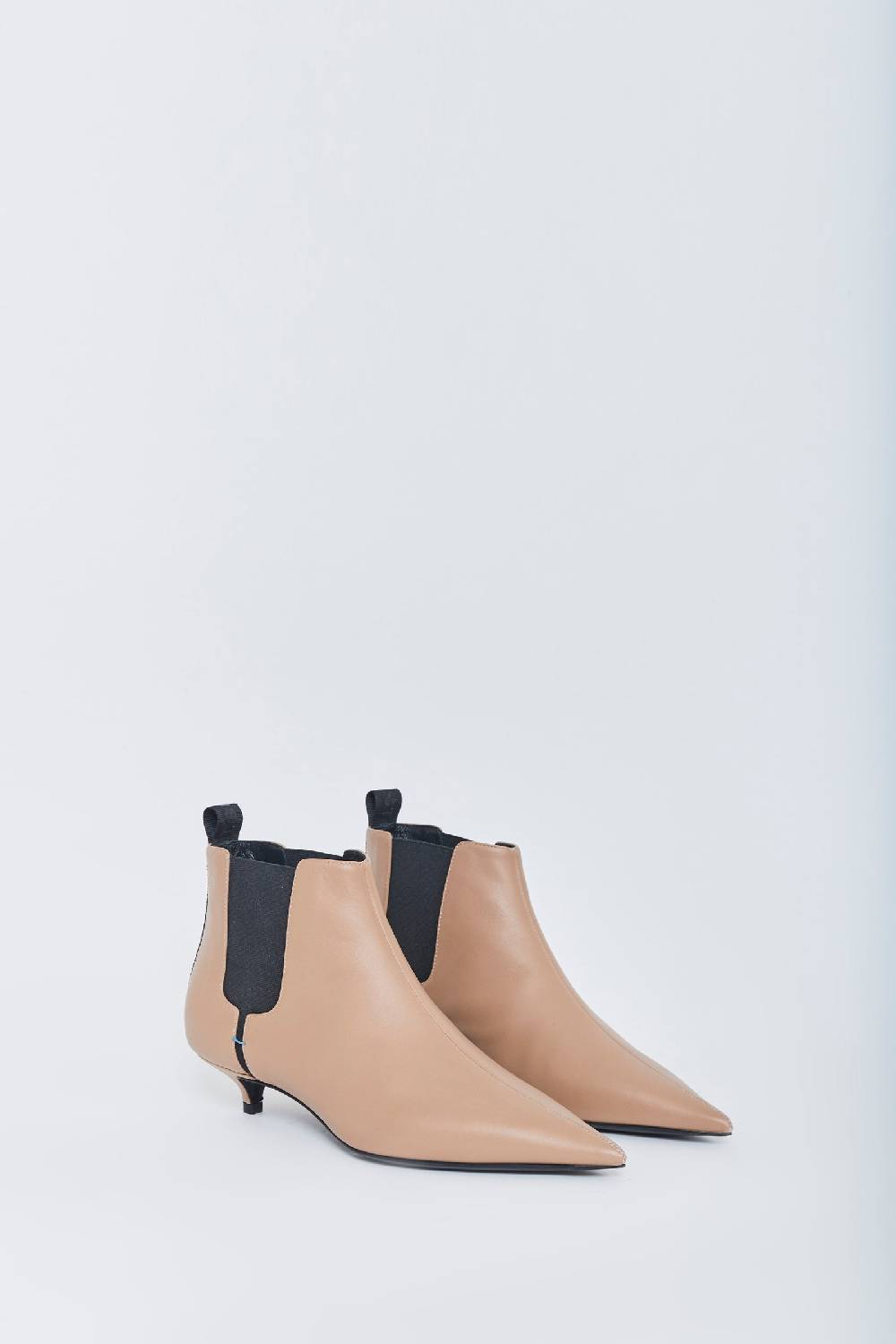 Kalliste K30 KITTEN HEEL BOOTS CAMEL Vendita Economica