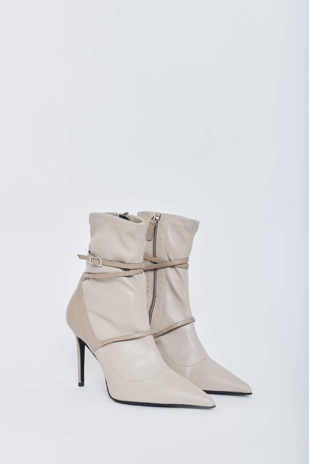 Kalliste K95 STRETCH ANKLE BOOTS OFF-WHITE I Più Venduti