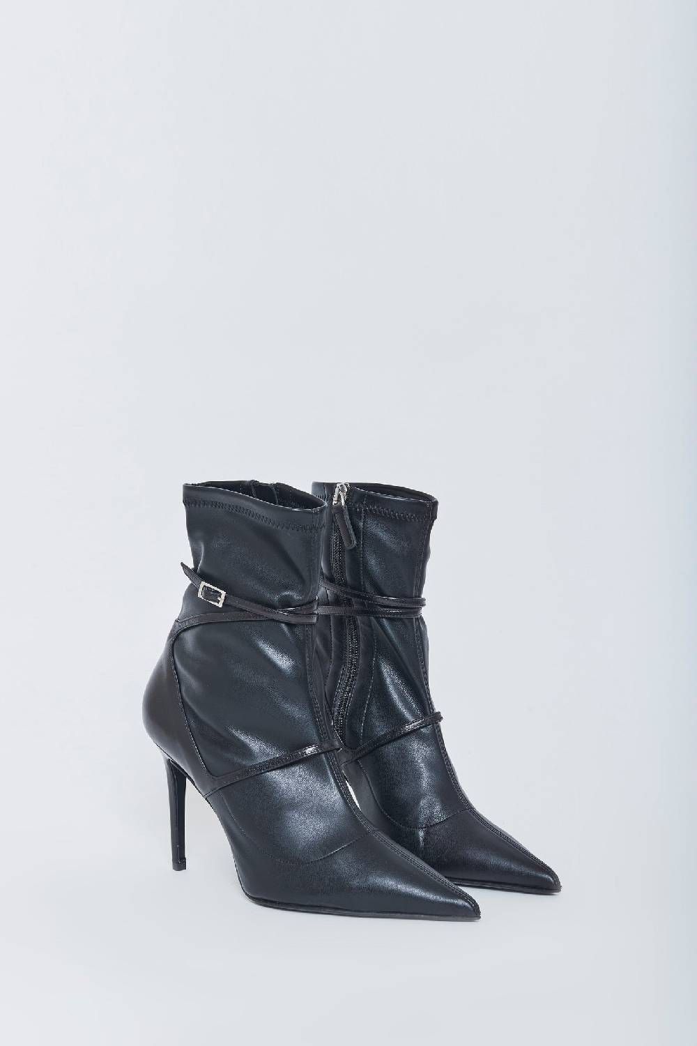 Kalliste K95 STRETCH ANKLE BOOTS BLACK Vendite Flash