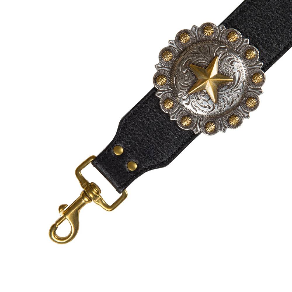 Kate Cate REGINA SHOULDER STRAP BLACK NAPPA CALFSKIN Soddisfazione Garantita