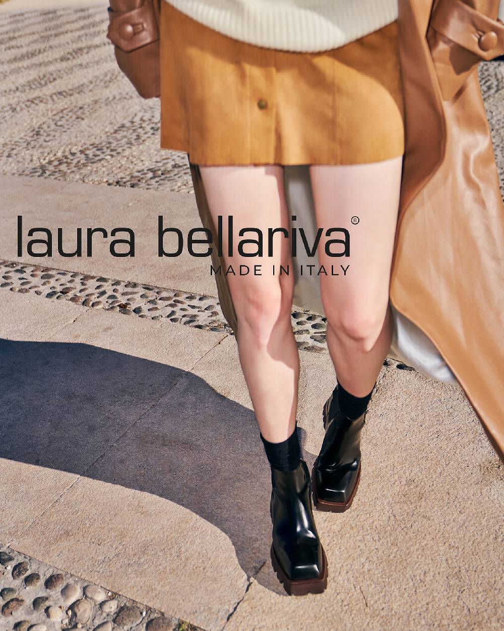 Laura Bellariva Tronchetto nero punta quadrata Offerta natalizia