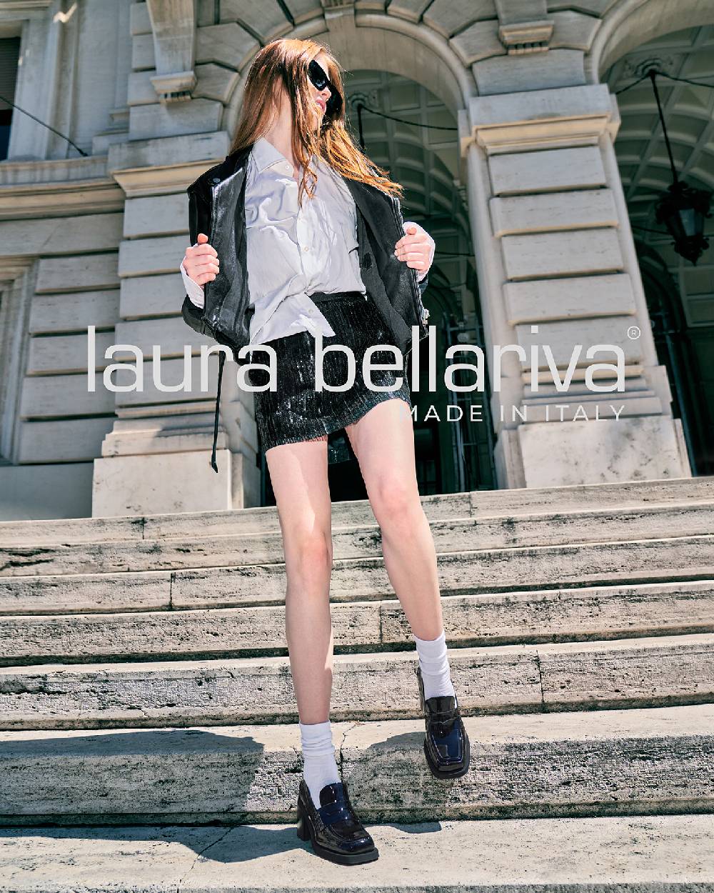 Laura Bellariva Mocassino nero lucido Offerta San Valentino