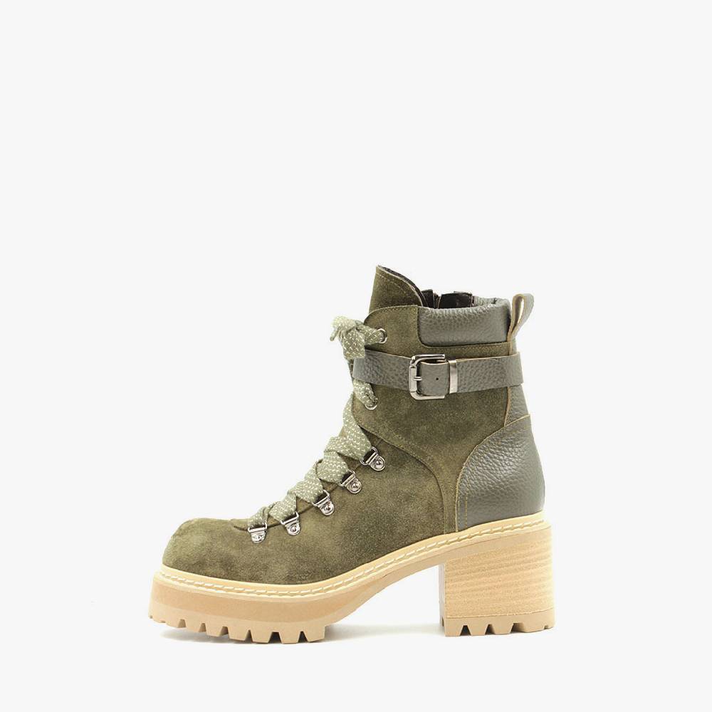 Laura Bellariva Tronchetto camoscio verde Online Outlet