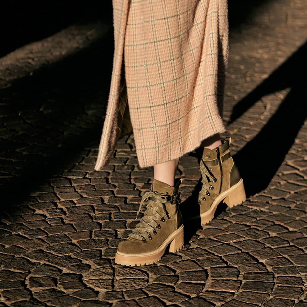 Laura Bellariva Tronchetto camoscio verde Online Outlet