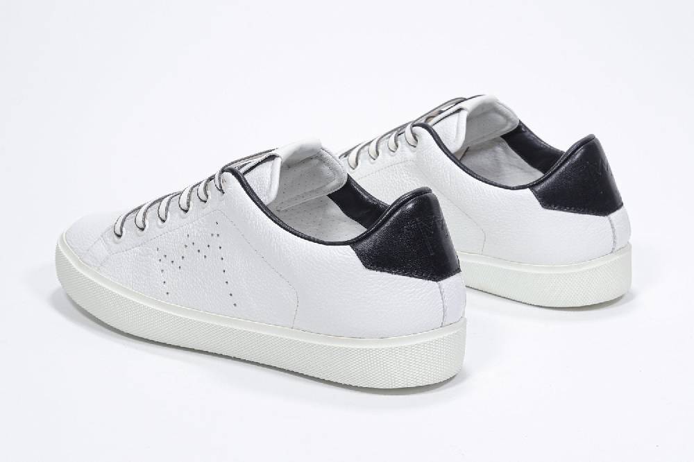 Leather Crown LC06 | Bianche & Nere - Basse - Donna Vendita Calda