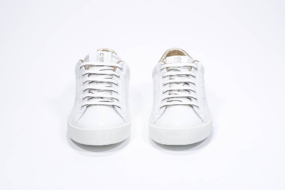 Leather Crown LC06 | Oro & Bianche - Basse - Donna Nuova