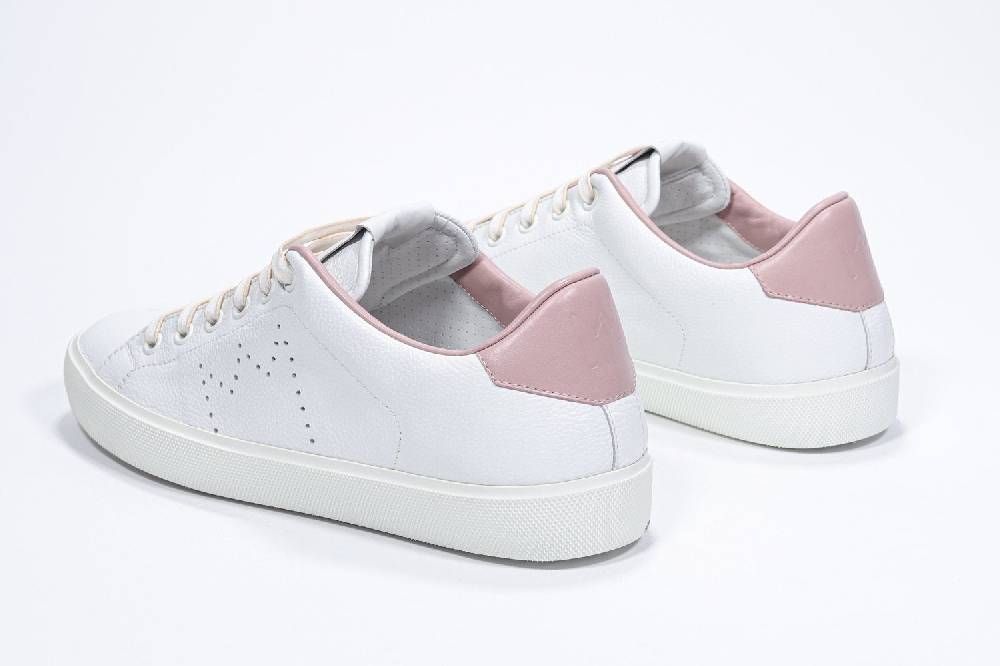 Leather Crown LC06 | Rosa & Bianche - Basse - Donna Italy