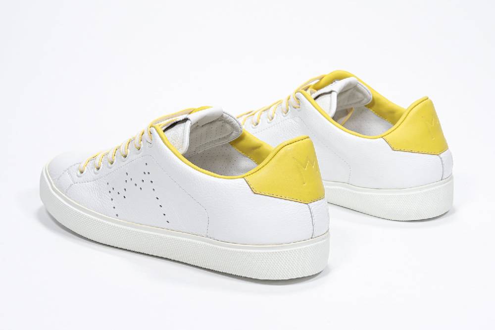 Leather Crown LC06 | Gialle & Bianche - Basse - Donna Italia