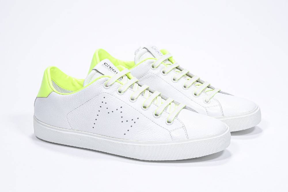 Leather Crown LC06 | Neon & Bianche - Basse - Donna In Linea