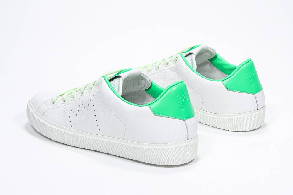 Leather Crown LC06 | Fluo & Bianche - Basse - Donna Qualità