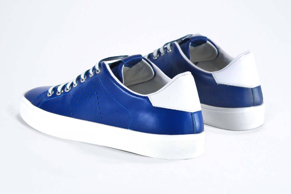 Leather Crown LC06 | Denim e bianco - BASSE - Donna Promozione