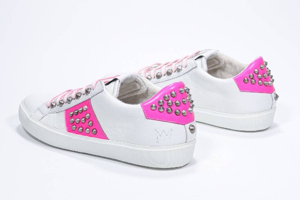 Leather Crown STUDLIGHT | Rosa e bianco - BASSE - Donna Pezzi Unici