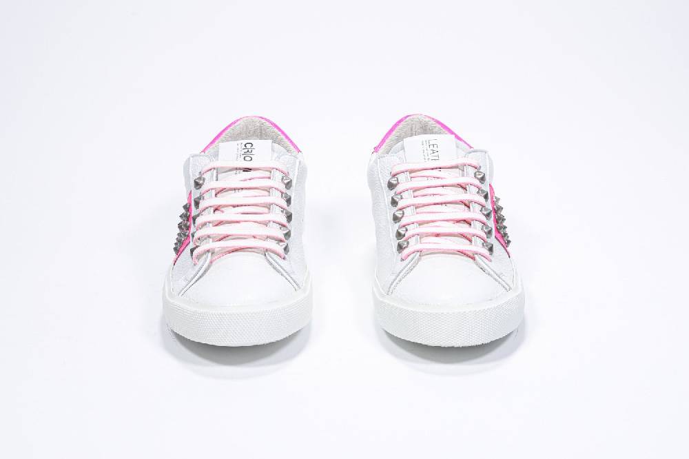 Leather Crown STUDLIGHT | Rosa e bianco - BASSE - Donna Pezzi Unici