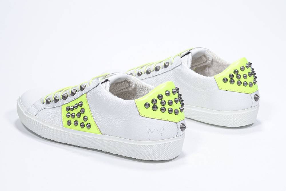 Leather Crown STUDLIGHT | Giallo neon - BASSE - Donna Grandi sconti