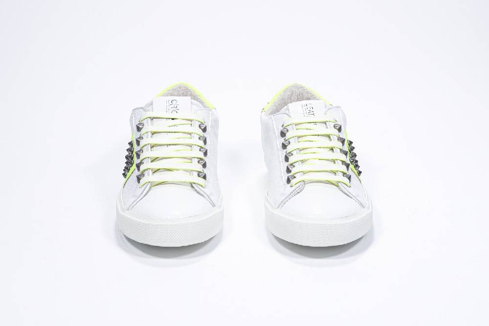 Leather Crown STUDLIGHT | Giallo neon - BASSE - Donna Grandi sconti