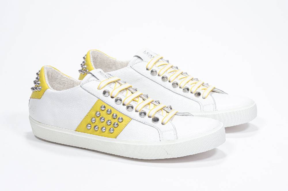 Leather Crown STUDLIGHT | Giallo e bianco - BASSE - Donna Acquista Ora