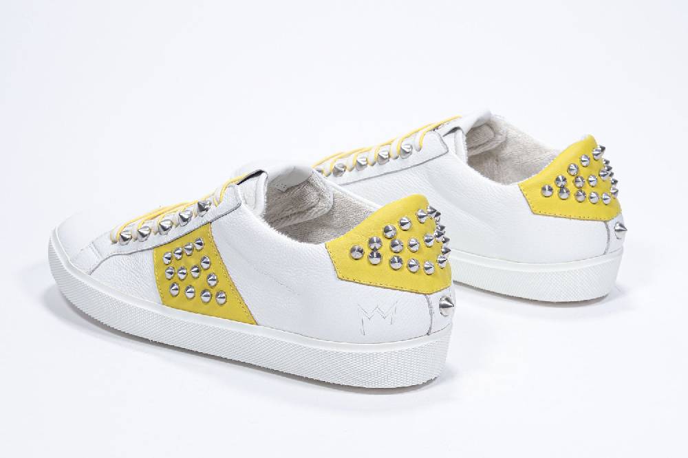 Leather Crown STUDLIGHT | Giallo e bianco - BASSE - Donna Acquista Ora