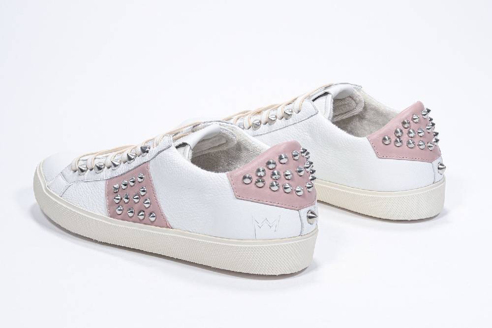 Leather Crown STUDLIGHT | Rosa e bianco - BASSE - Donna Promozione Limitata