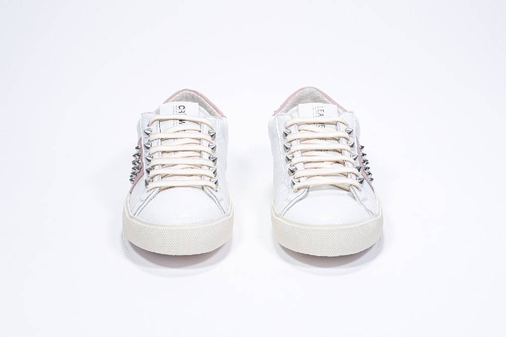 Leather Crown STUDLIGHT | Rosa e bianco - BASSE - Donna Promozione Limitata
