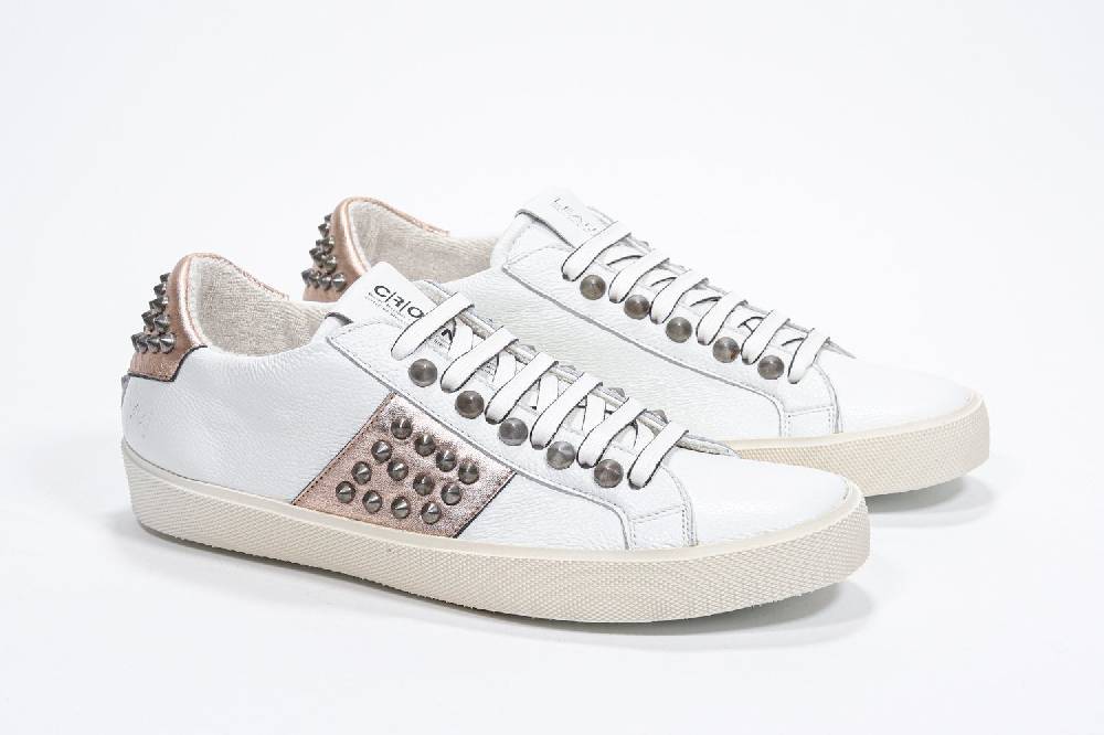 Leather Crown STUDLIGHT | Rosa e bianco - BASSE - Donna Affare Del Giorno